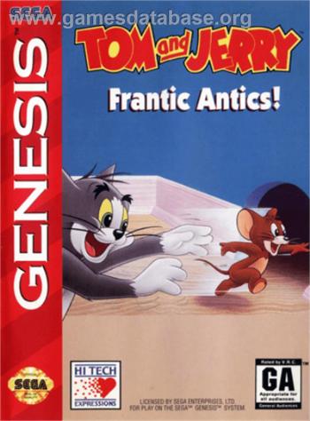 Cover Tom and Jerry - Frantic Antics for Genesis - Mega Drive